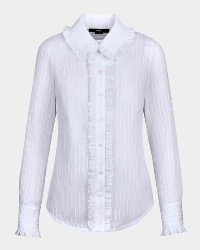 Ruffle-Trim Shirt